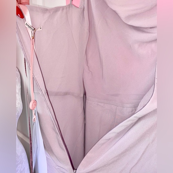 Alexandria w/ Corset House of CB Dress Vienne Lavender Gray Flowy Purple Medium - Picture 15 of 17